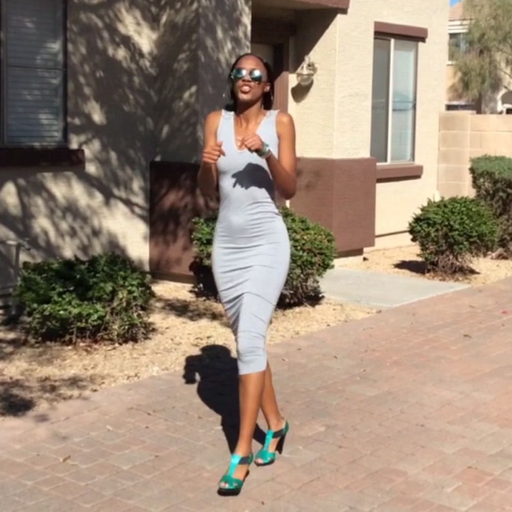 Turquoise heels